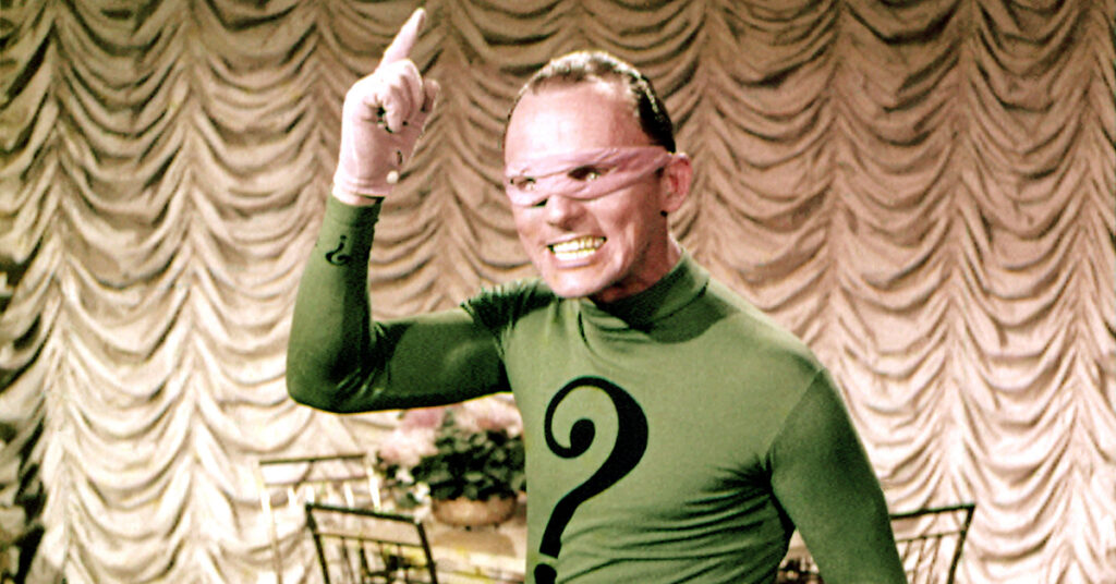 BATMAN, Frank Gorshin, 1966. TM and Copyright ©20th Century Fox Film Corp. All rights reserved, Courtesy: Everett Collection