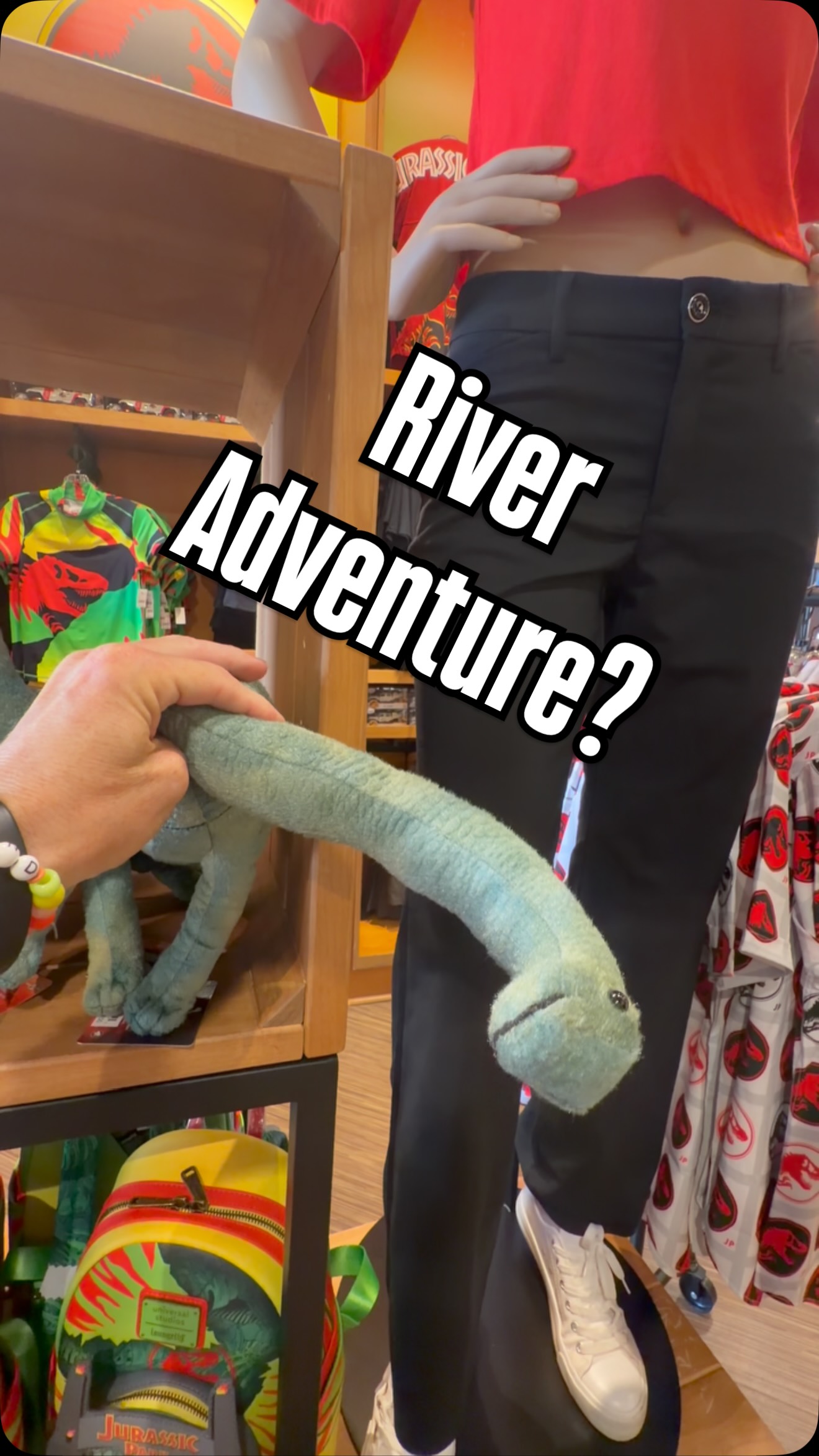 Jurassic Park River Adventure is still closed for refurbishment. Luckily, you can have River Adventure at home with this plushie. 🦕 @universalorlando 
-
#jurassicpark #universalorlando #dinosaur