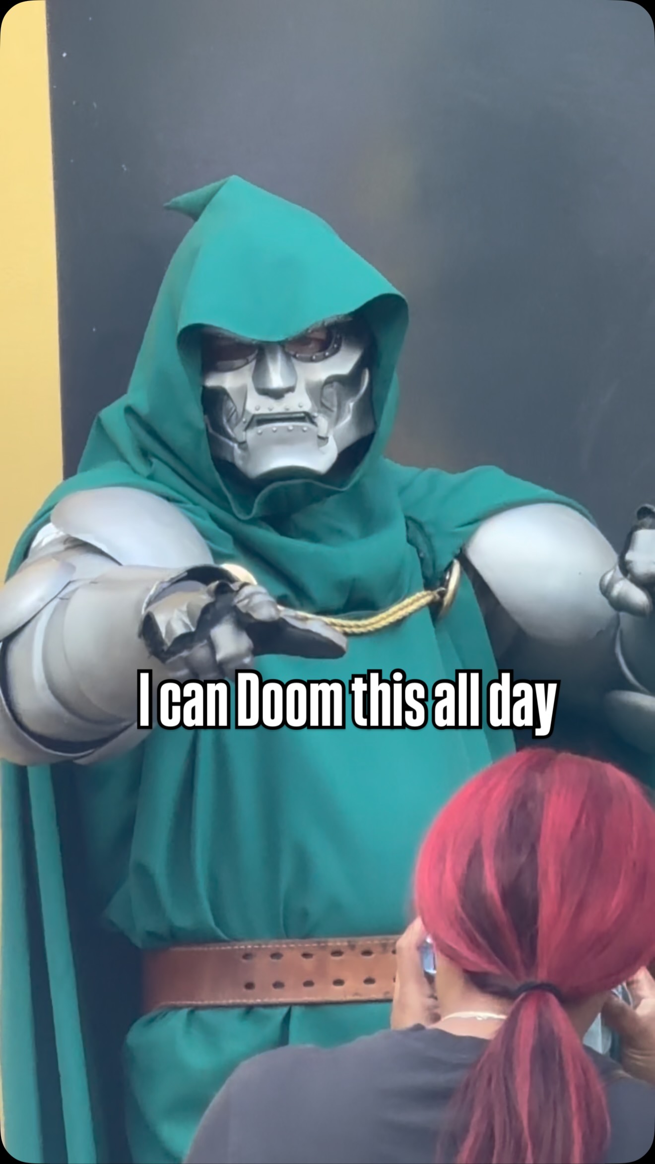 Doom! You lookin’ for this? 
-
#marvel #drdoom #universalorlando
