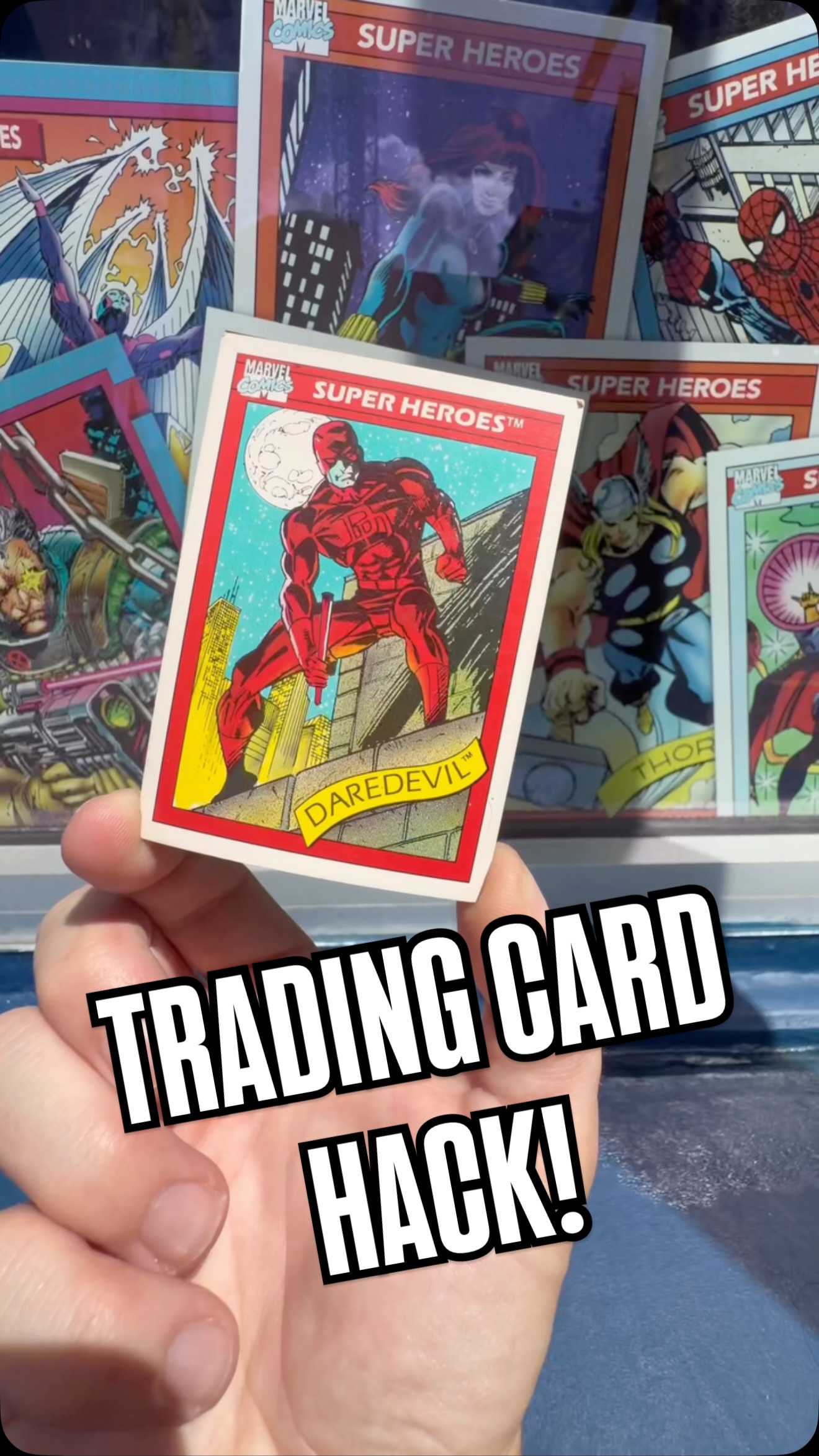 I wonder if I can score a different card next time. And maybe my hand won’t be as shaky. 🫣😅
-
@universalorlando @marvel #daredevil #tradingcards #marvel